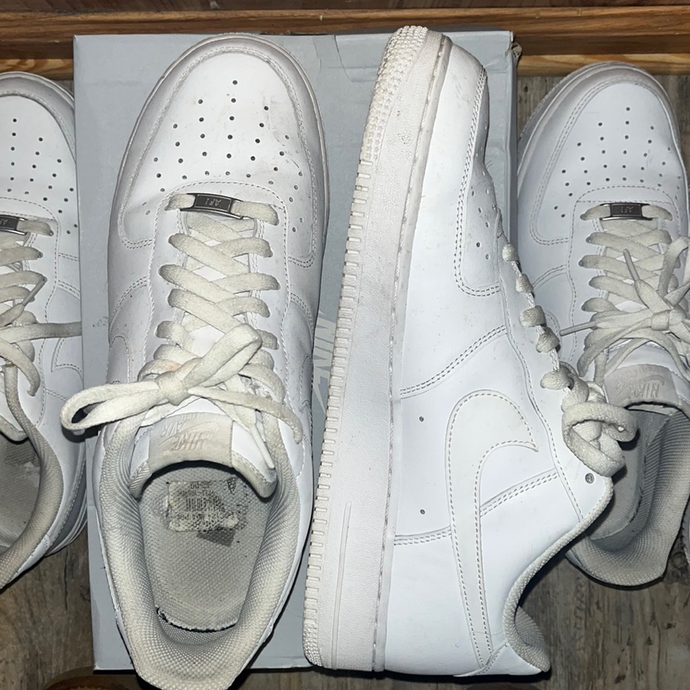 Men’s White Air Force ones
